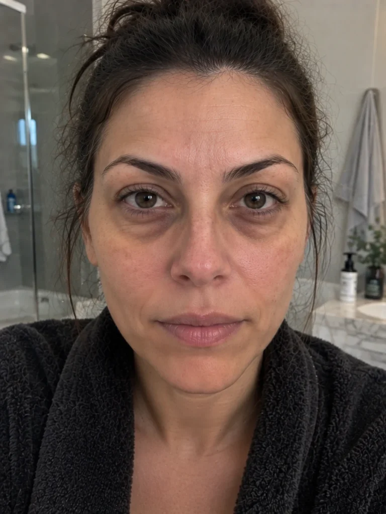 Puffiness & bags — BEFORE